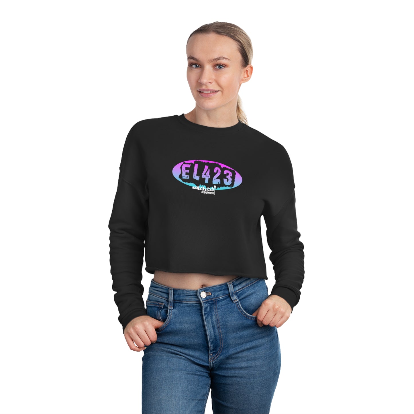 EL423 Alterative Berry Color /Women's Cropped Sweatshirt