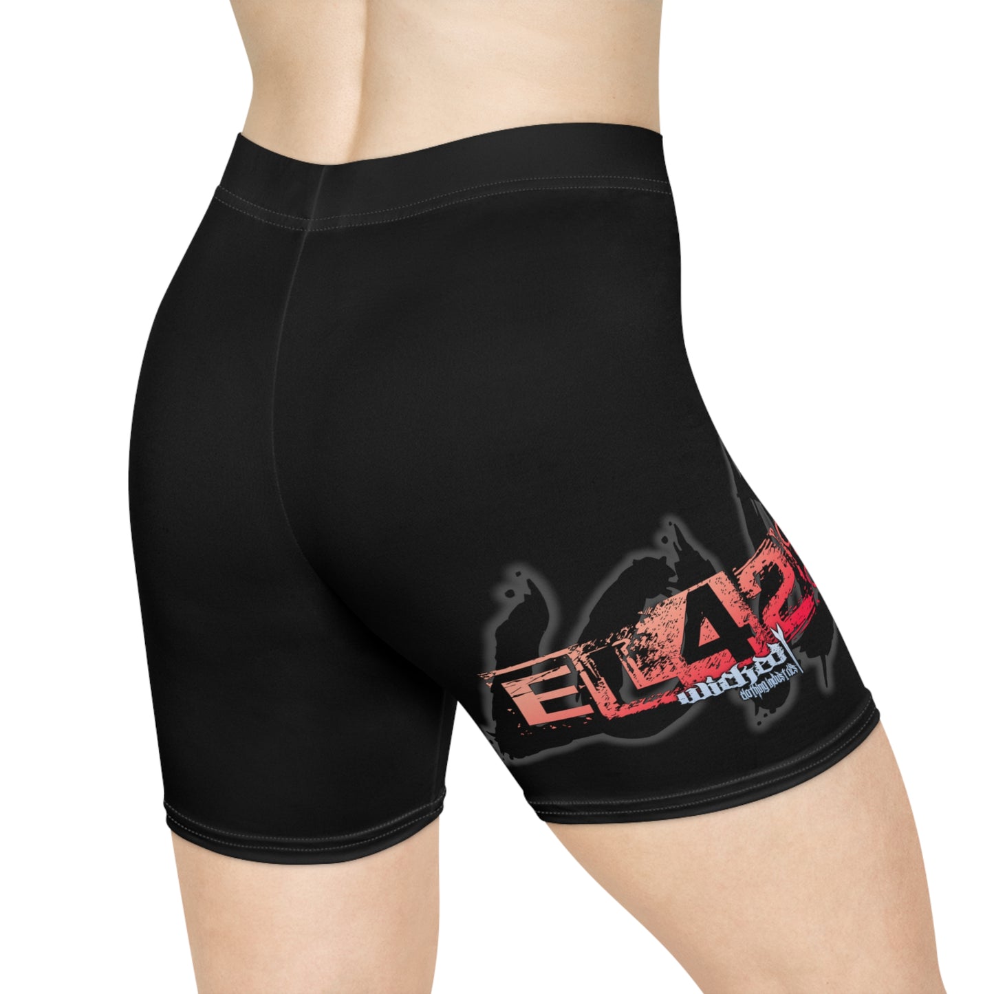 EL423 Wicked Love Biker Shorts