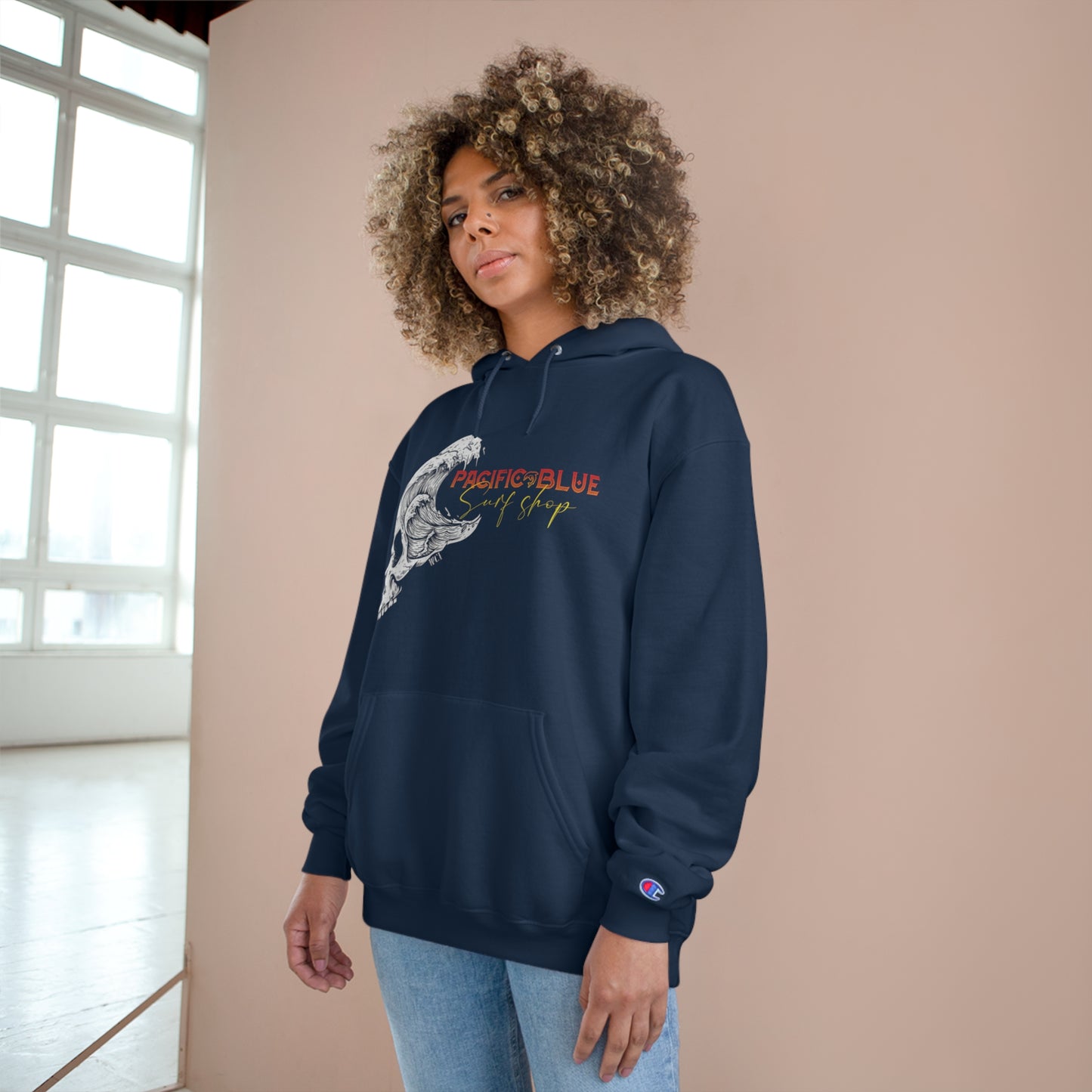 Pacific Blue Surf Shop Sunset WCI New Pullover Hoodie