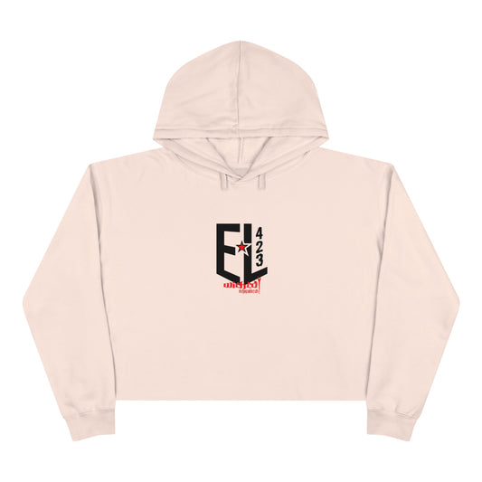 EL423 Electric 3D Black/ /Crop Hoodie