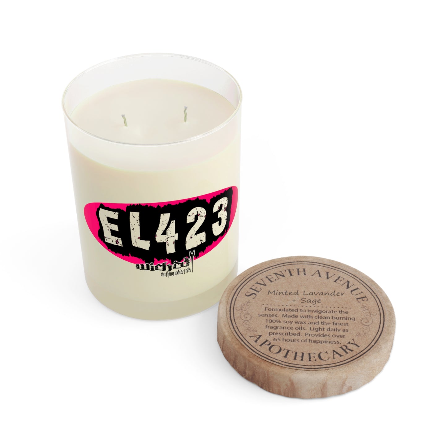 EL423 Alternative /Scented Candle - Glass, 11oz