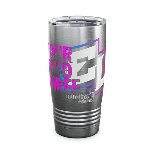 EL423 Punk Rock Hot Pink Ringneck Tumbler, 20oz