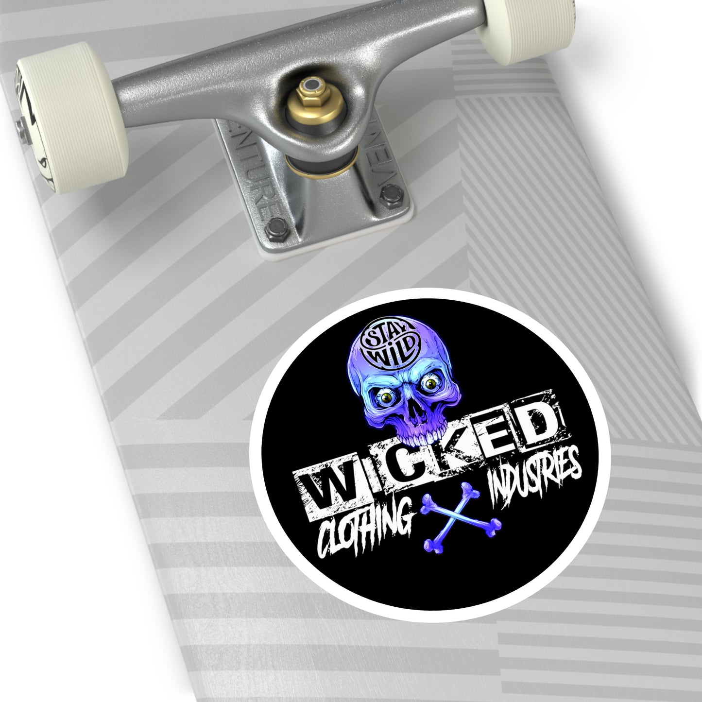 Stay Wild Purple WCI Stickers, Indoor\Outdoor