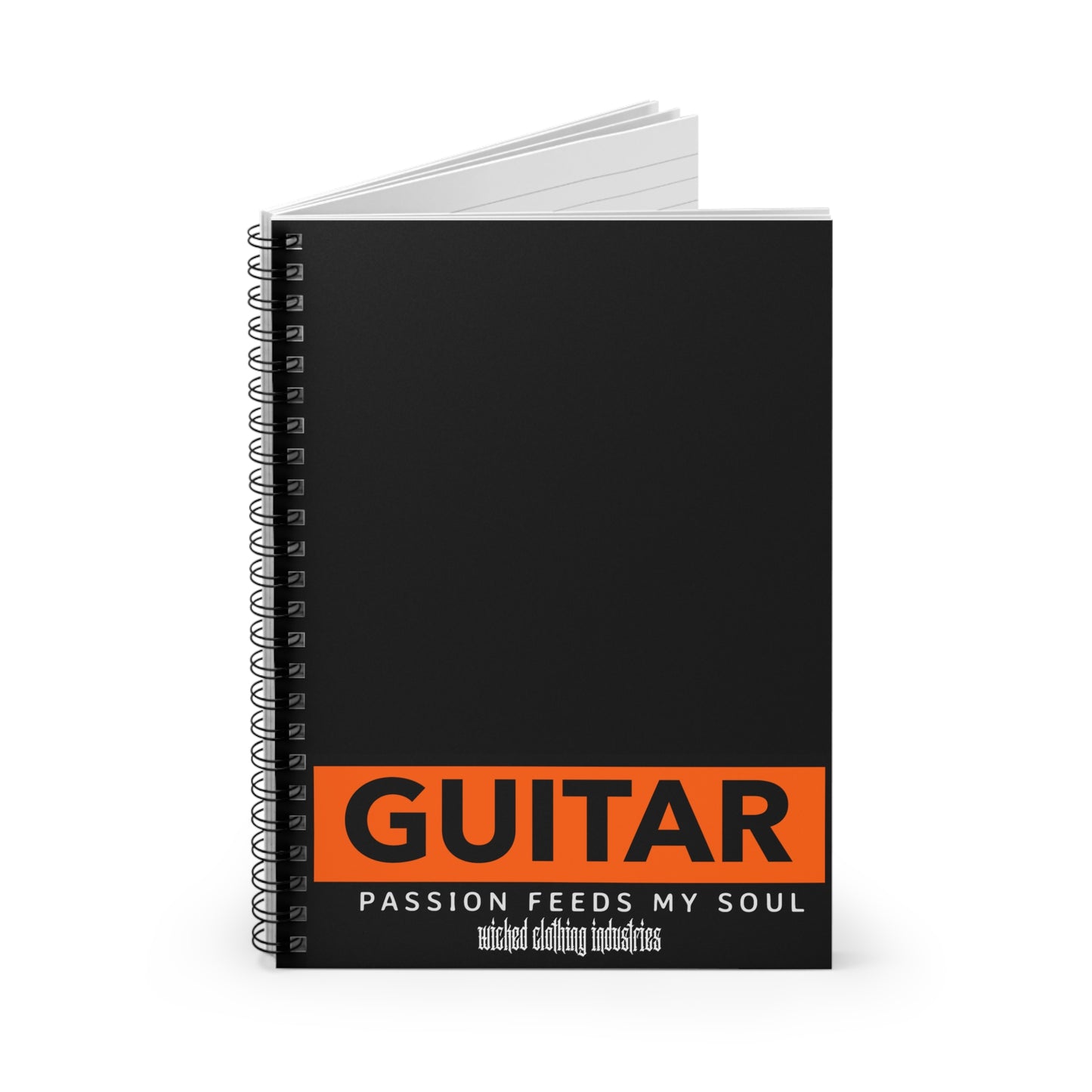 Guitar /Orange /Passion Feeds My Soul/ Ruled Line
