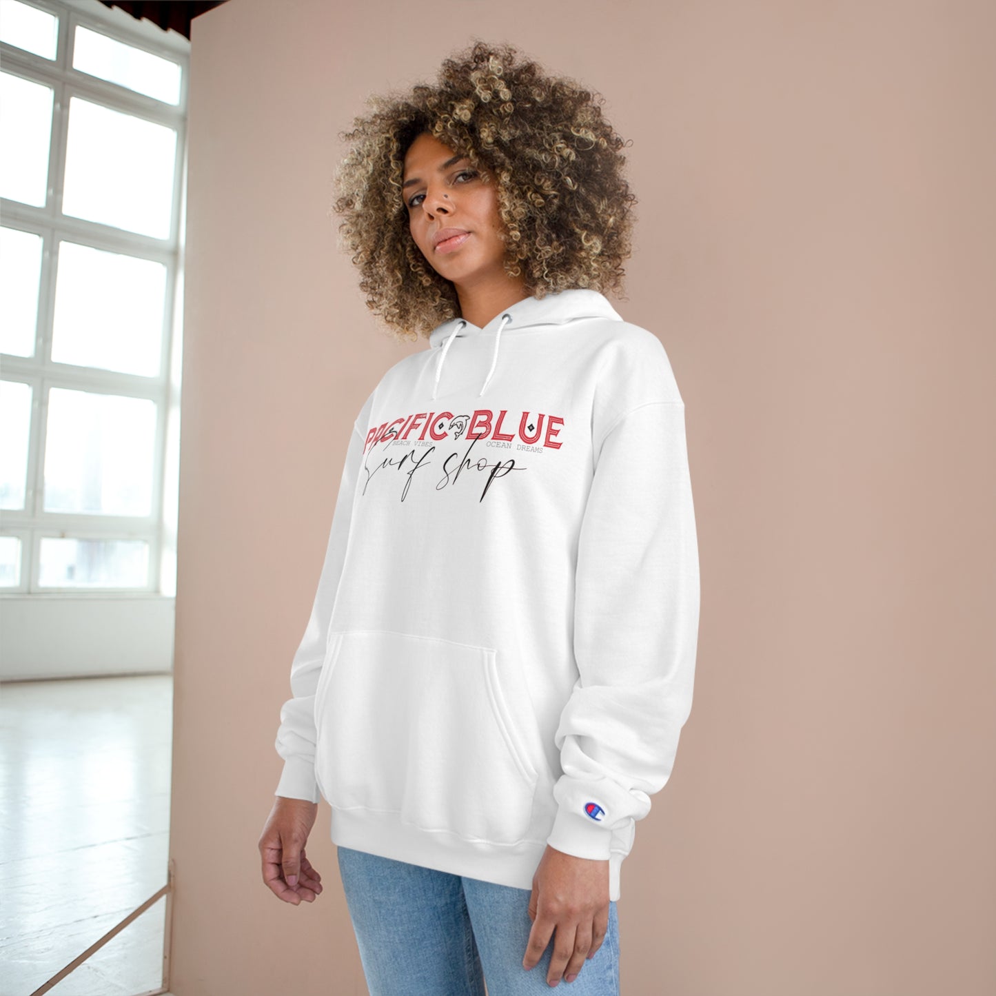 Beach Vibes, Ocean Dreams/ Pacific Blue Surf Shop WCI New Pullover Hoodie