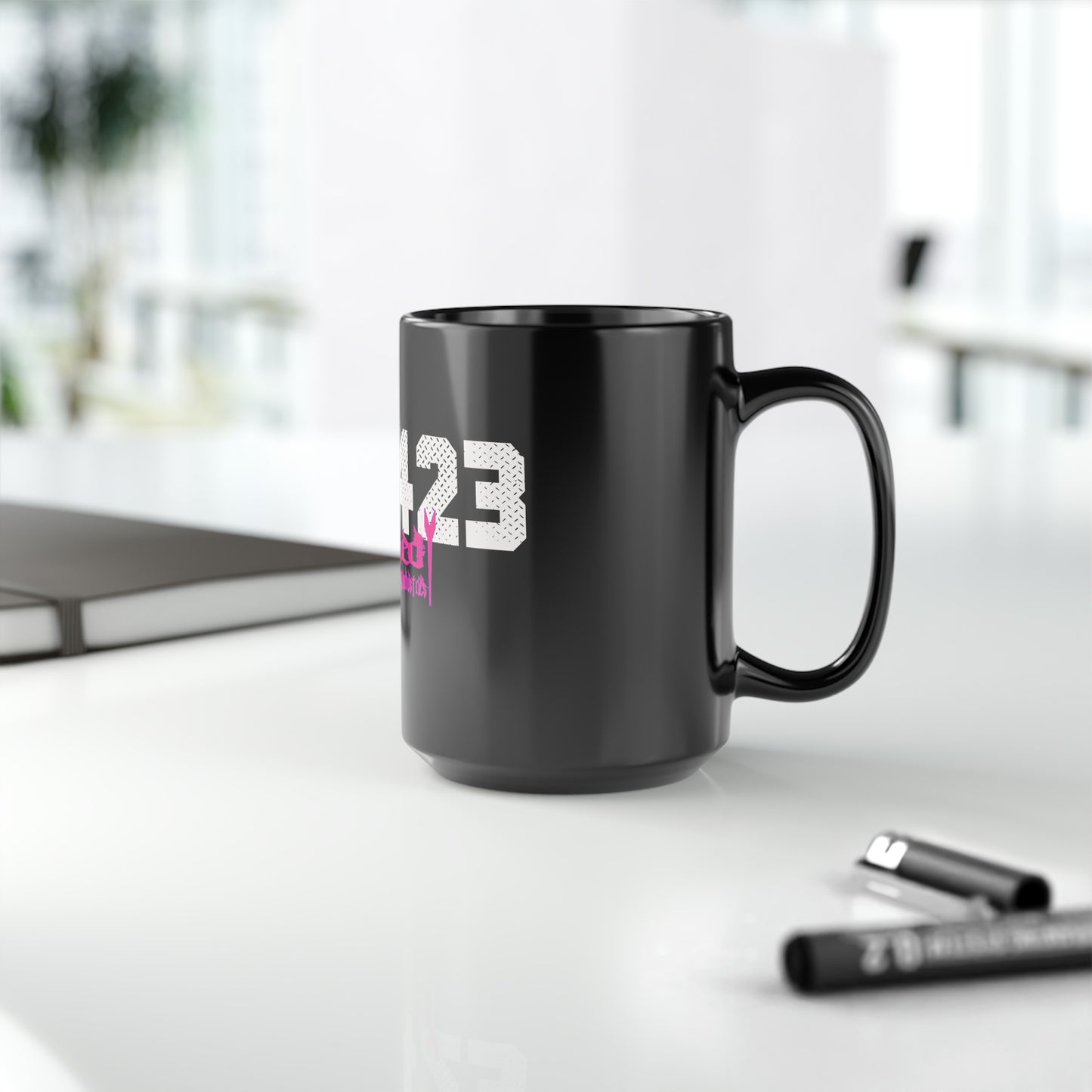 Shockwave EL423 WCI /Black Mug, 15oz