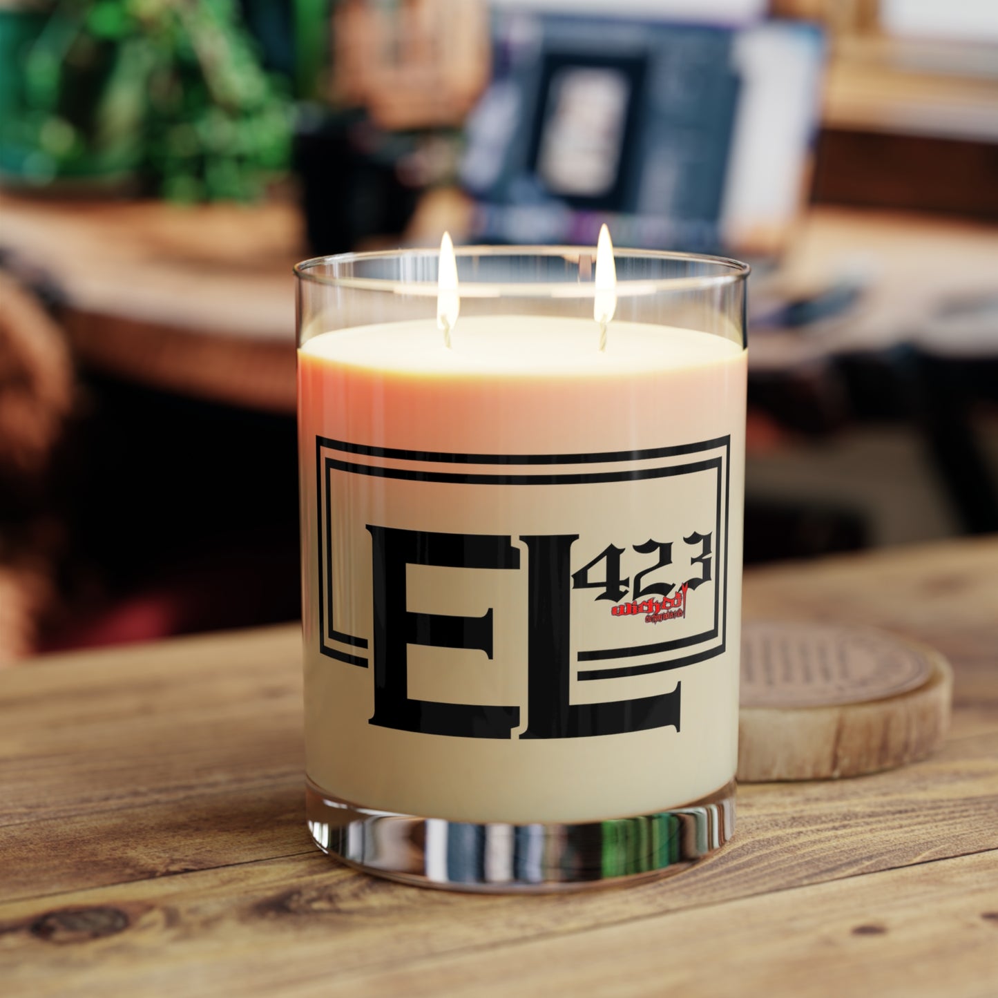EL423 Vintage on Glass /Scented Candle
