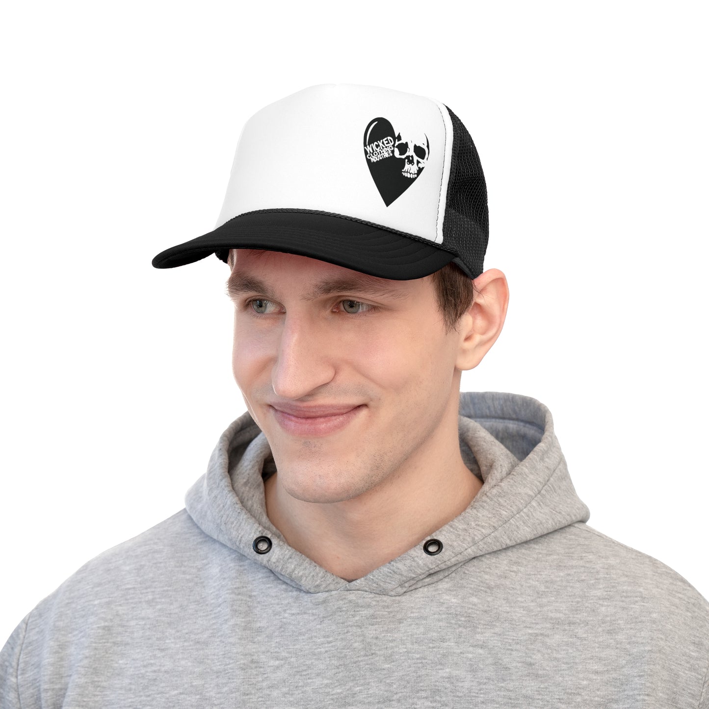 Wicked Heart/ Black/ Trucker Hat