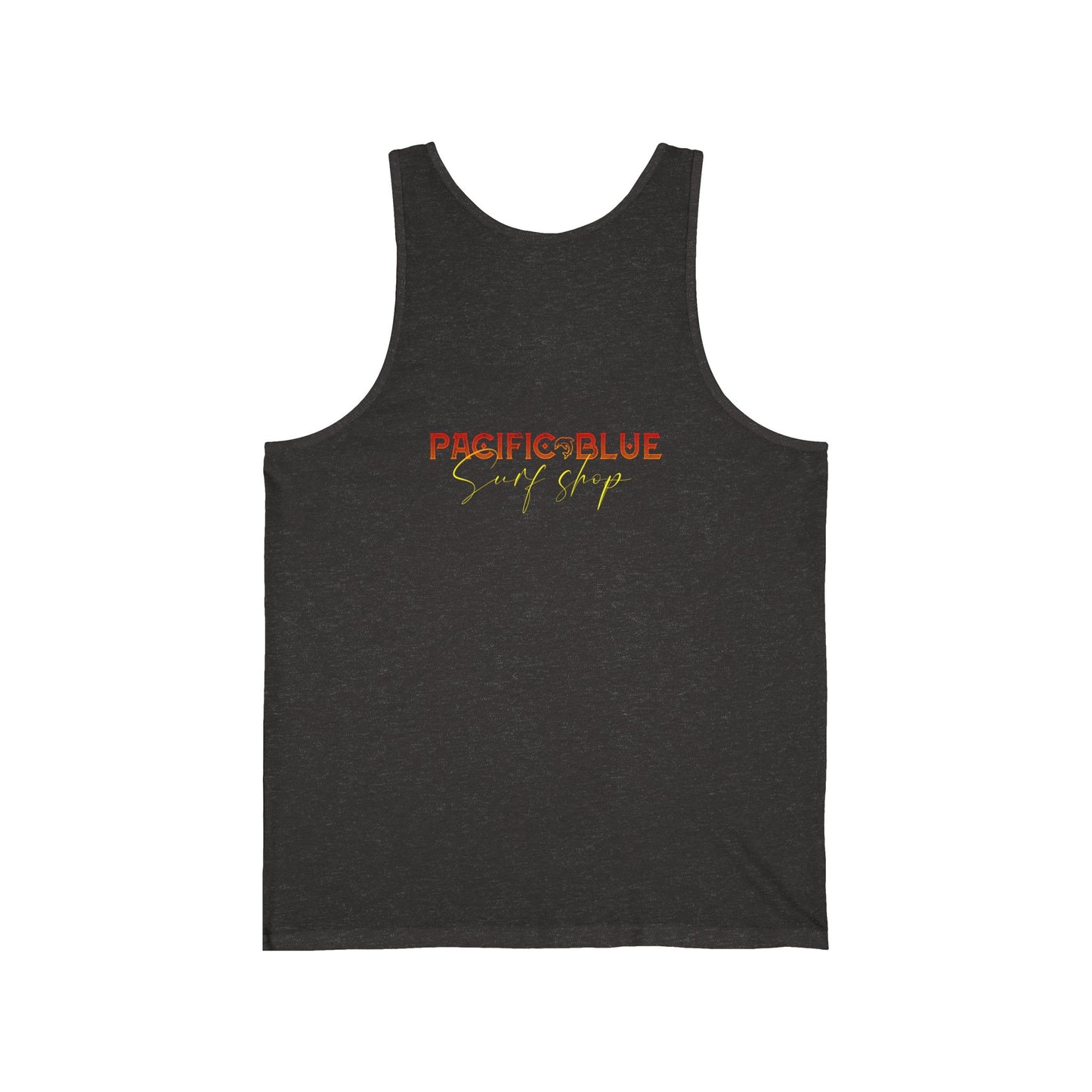 Pacific Blue Surf Shop Sunset Surf 1 / Black Jersey Tank