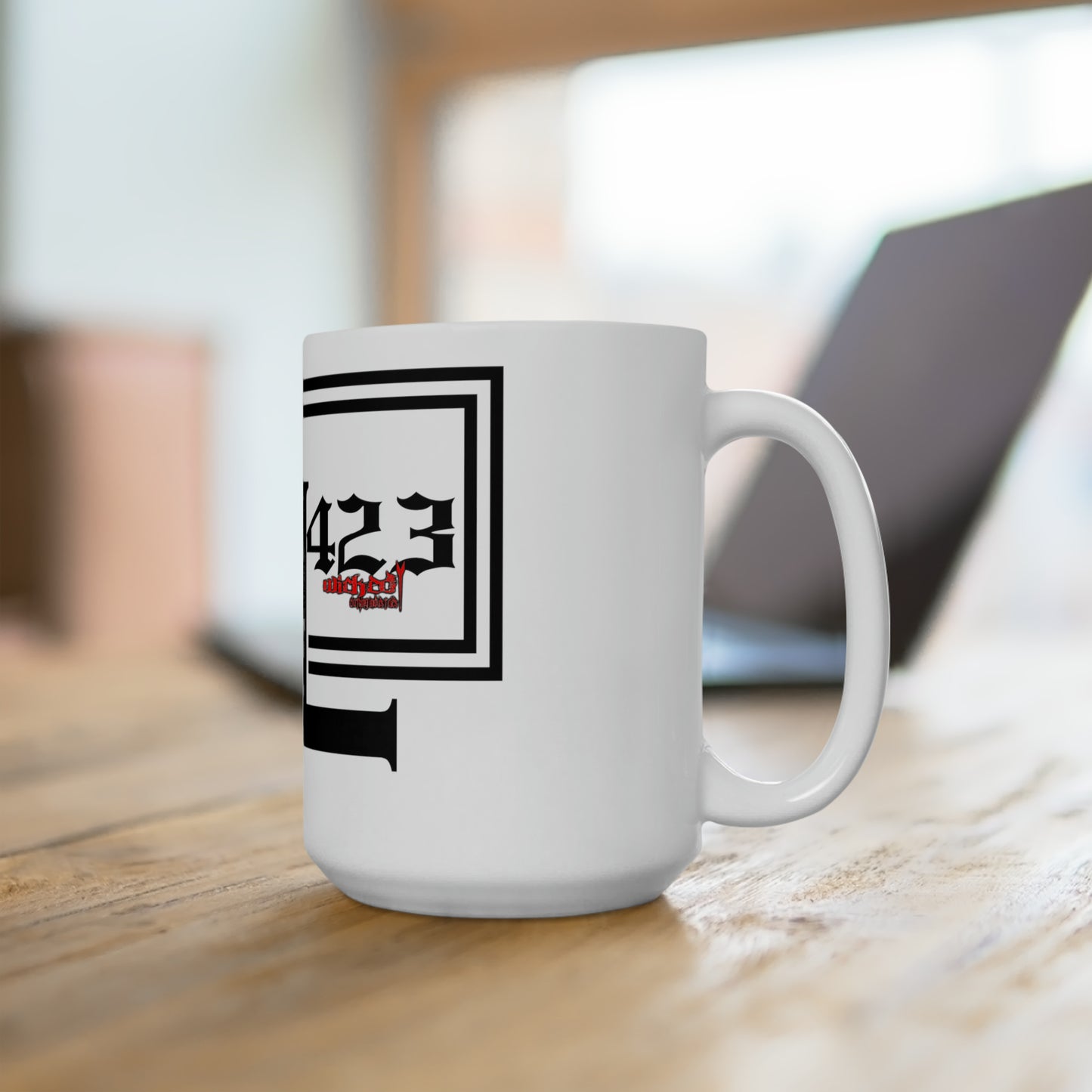 EL423 Vintage / White Mug