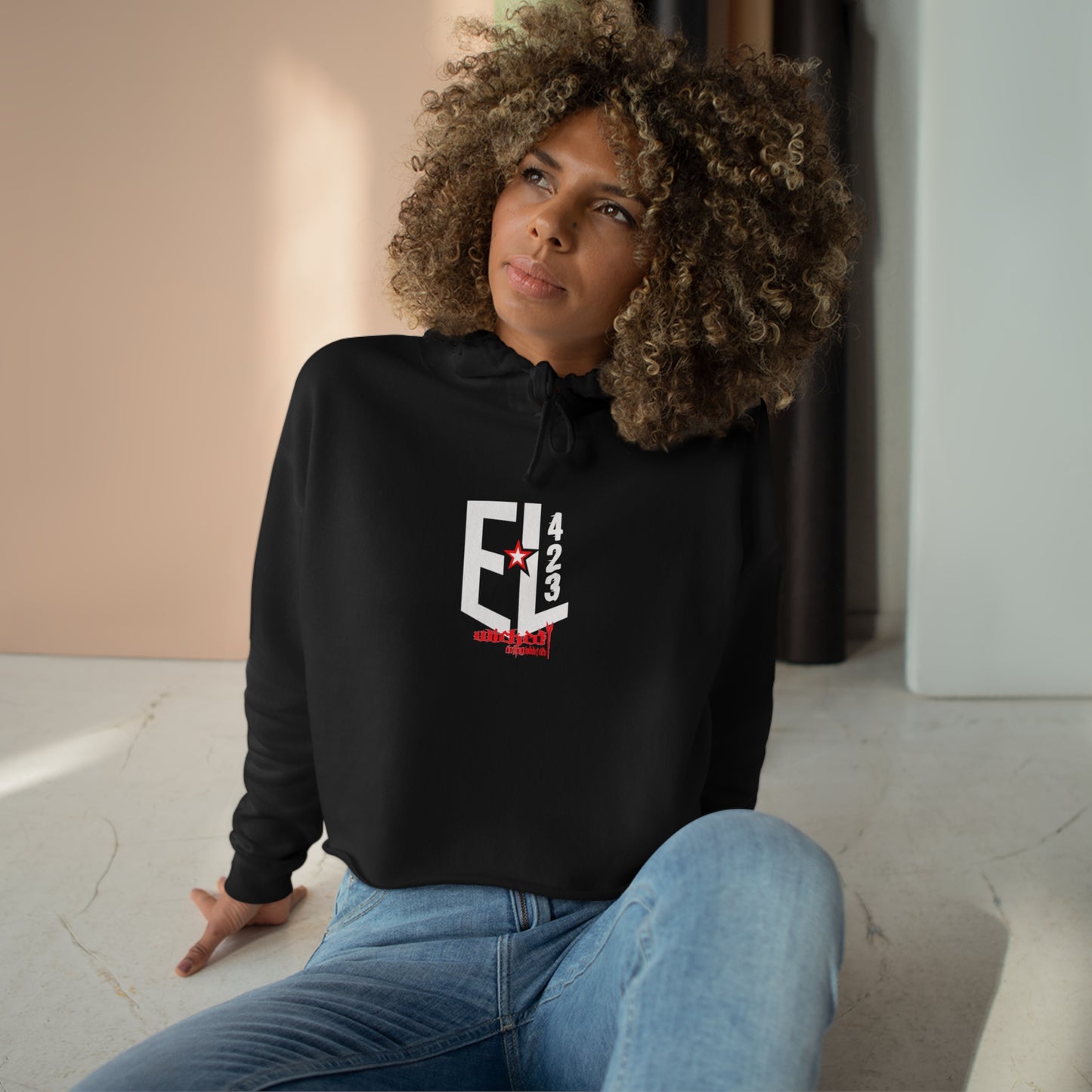 EL423 Electric 3D WCI/Crop Hoodie