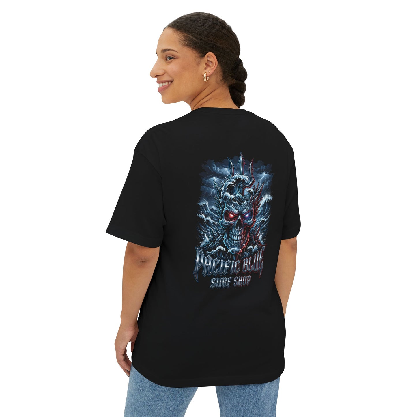 The "Titan" Chrome Skull Tee - Pacific Blue Surf Shop/WCI