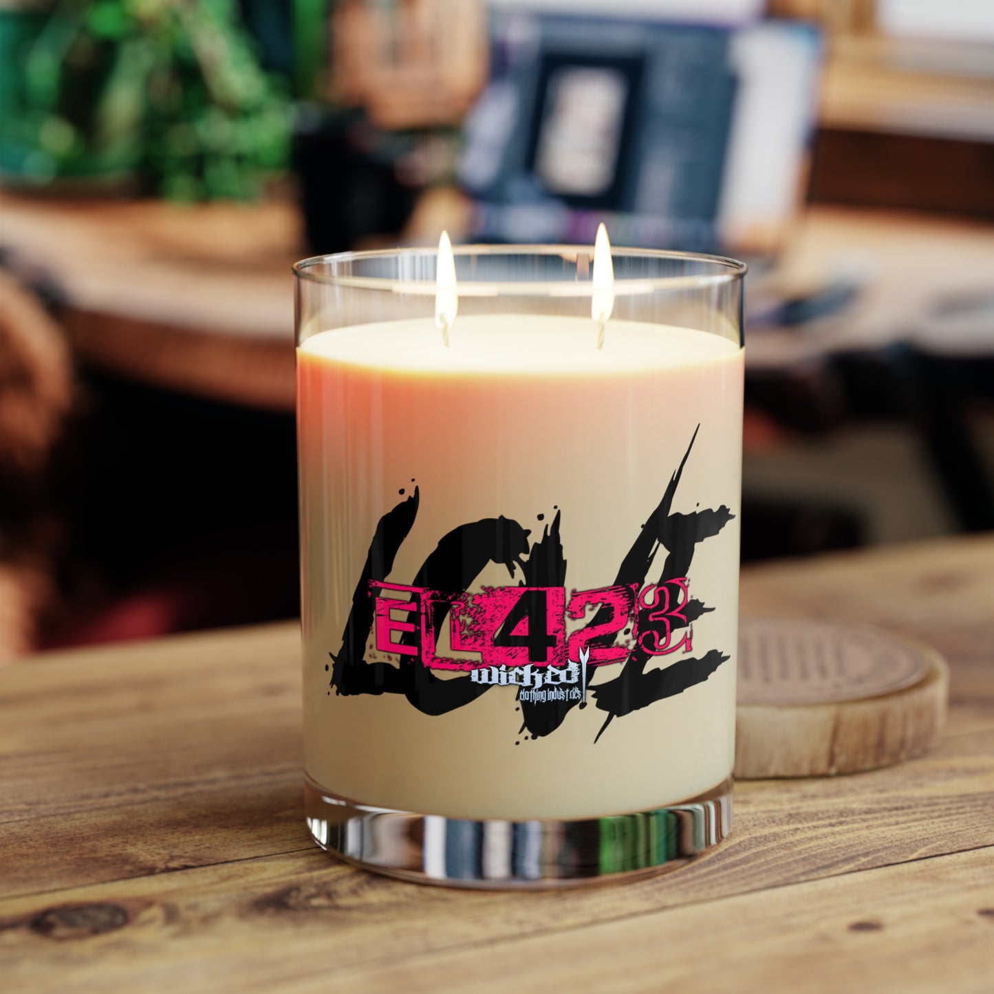 EL423'S Gypsy Love Spell /on Glass /Scented Candle