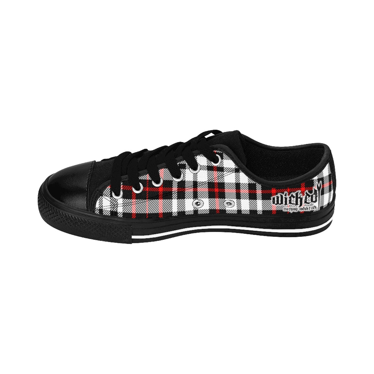 Wicked/Plaid/ Red /Women's Sneakers