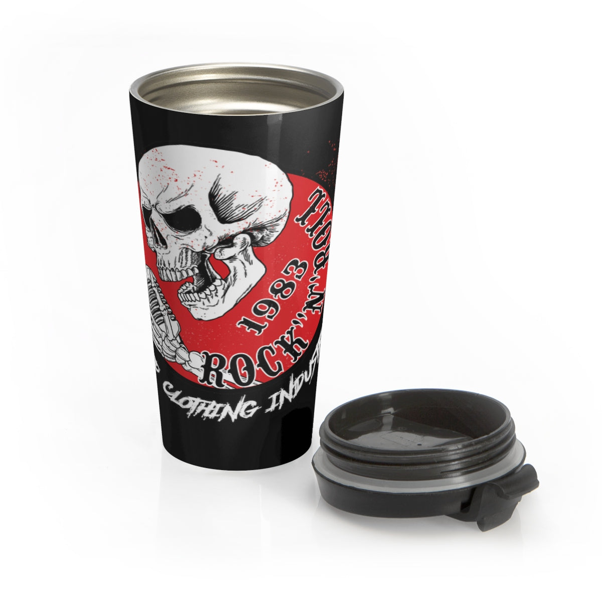 Stainless Steel Travel Mug 1983 ROCK N ROLL