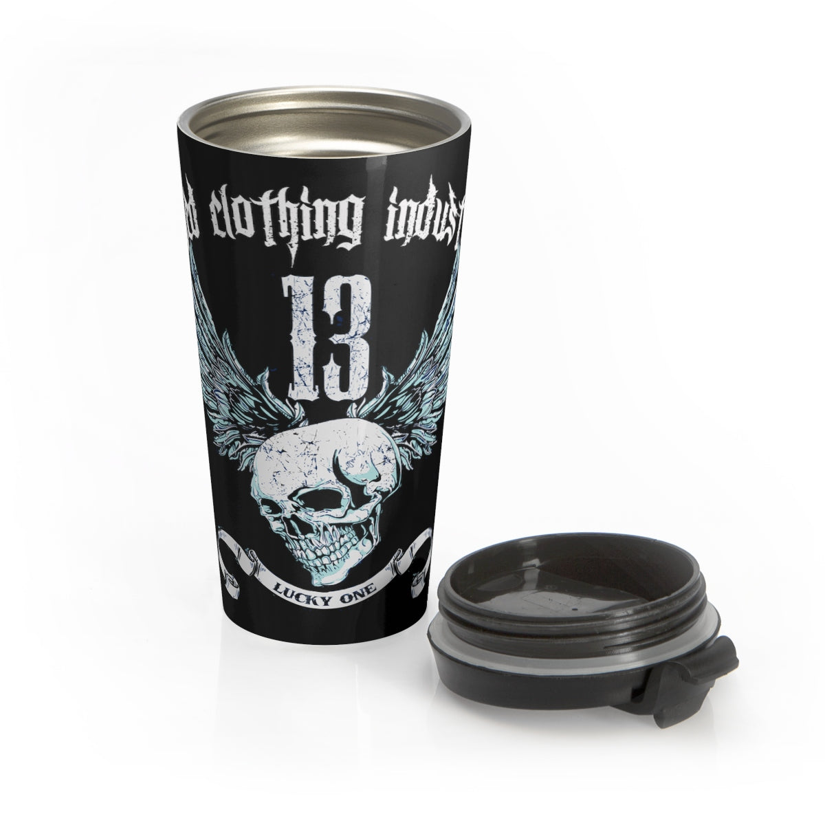 Stainless Steel Travel Mug LUCKY 13