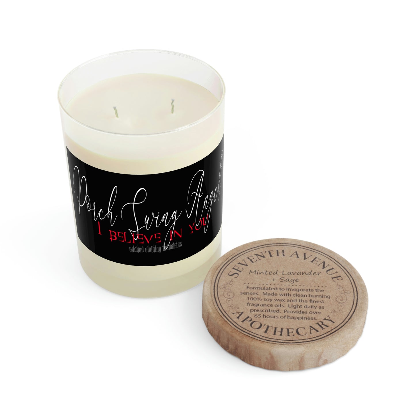Porch Swing Angel /Scented Candle, 11oz