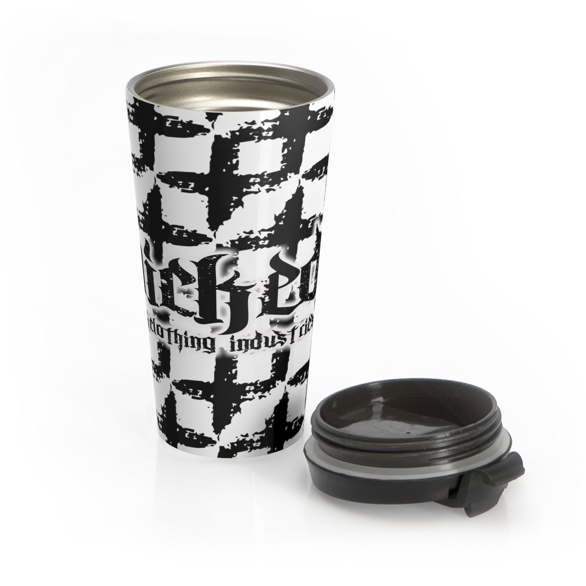 Old School/Stainless Steel Travel Mug