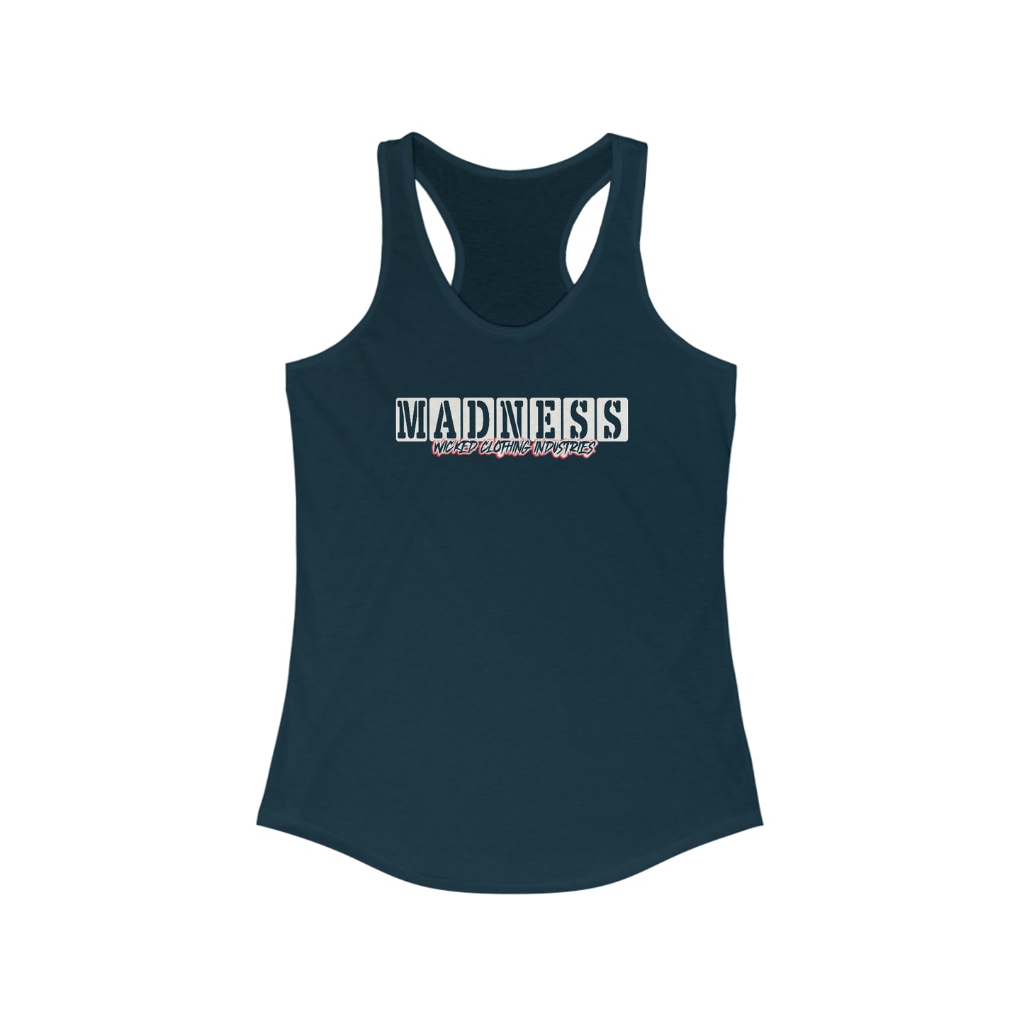 Madness/ Red/ Racerback Tank Top