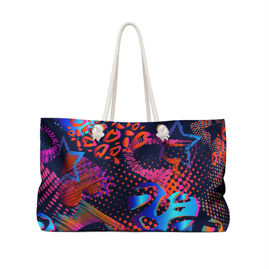 Crazy Hearts Weekender Bag