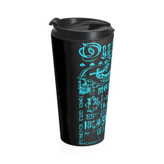 Outlaw Racing/Teal/Stainless Steel Travel Mug