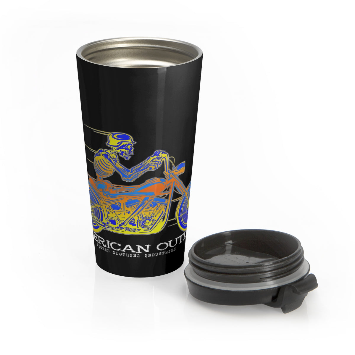 American Outlaw/Stainless Steel Travel Mug