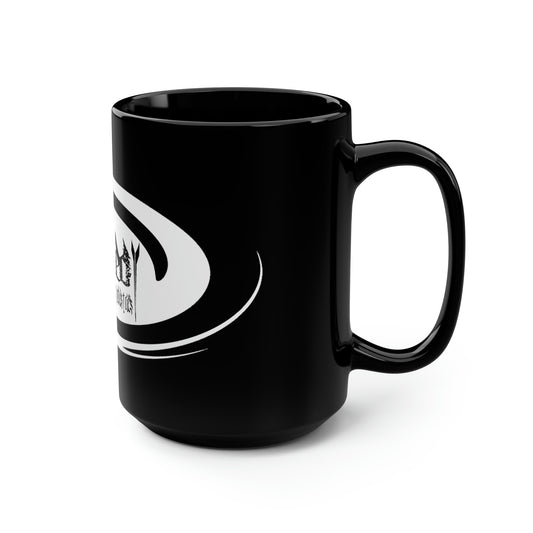 Hurricane White /Black Mug, 15oz