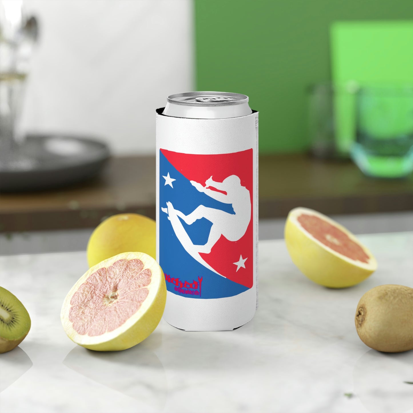 Skateboard America Slim Can Cooler