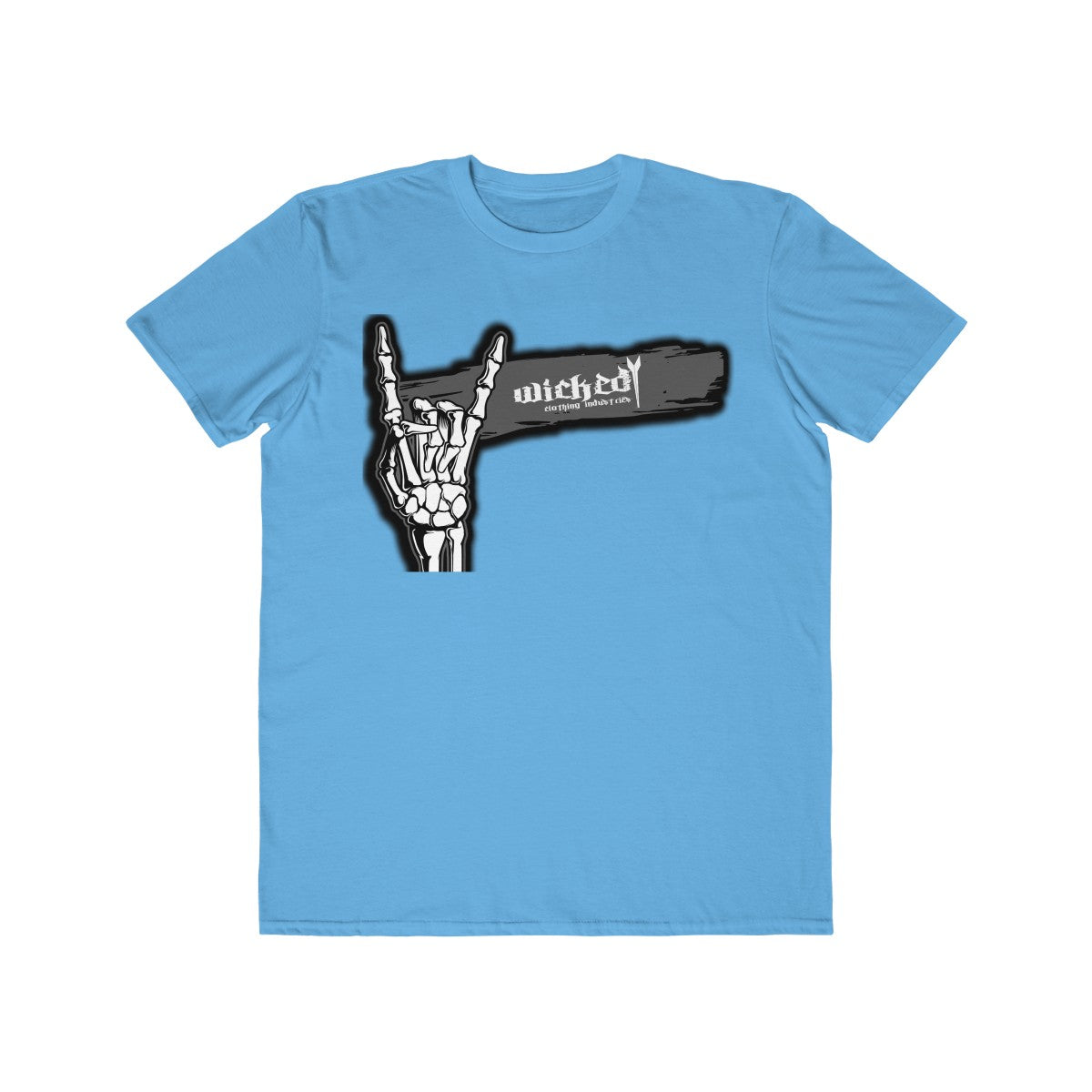 Salute To Rock N Roll/ Gray/Black/Men's Lightweight Tee