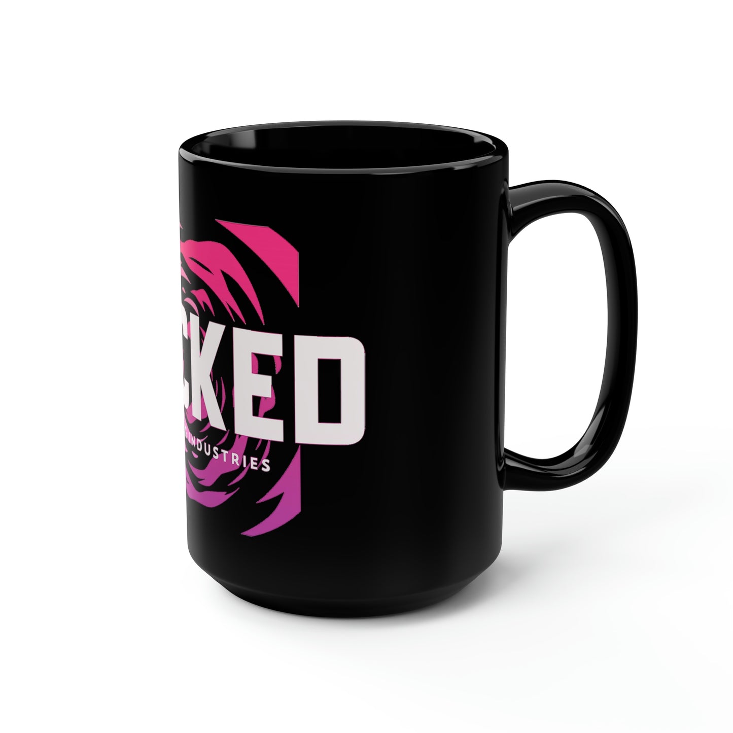 Seaside Serenity /Black Mug, 15oz