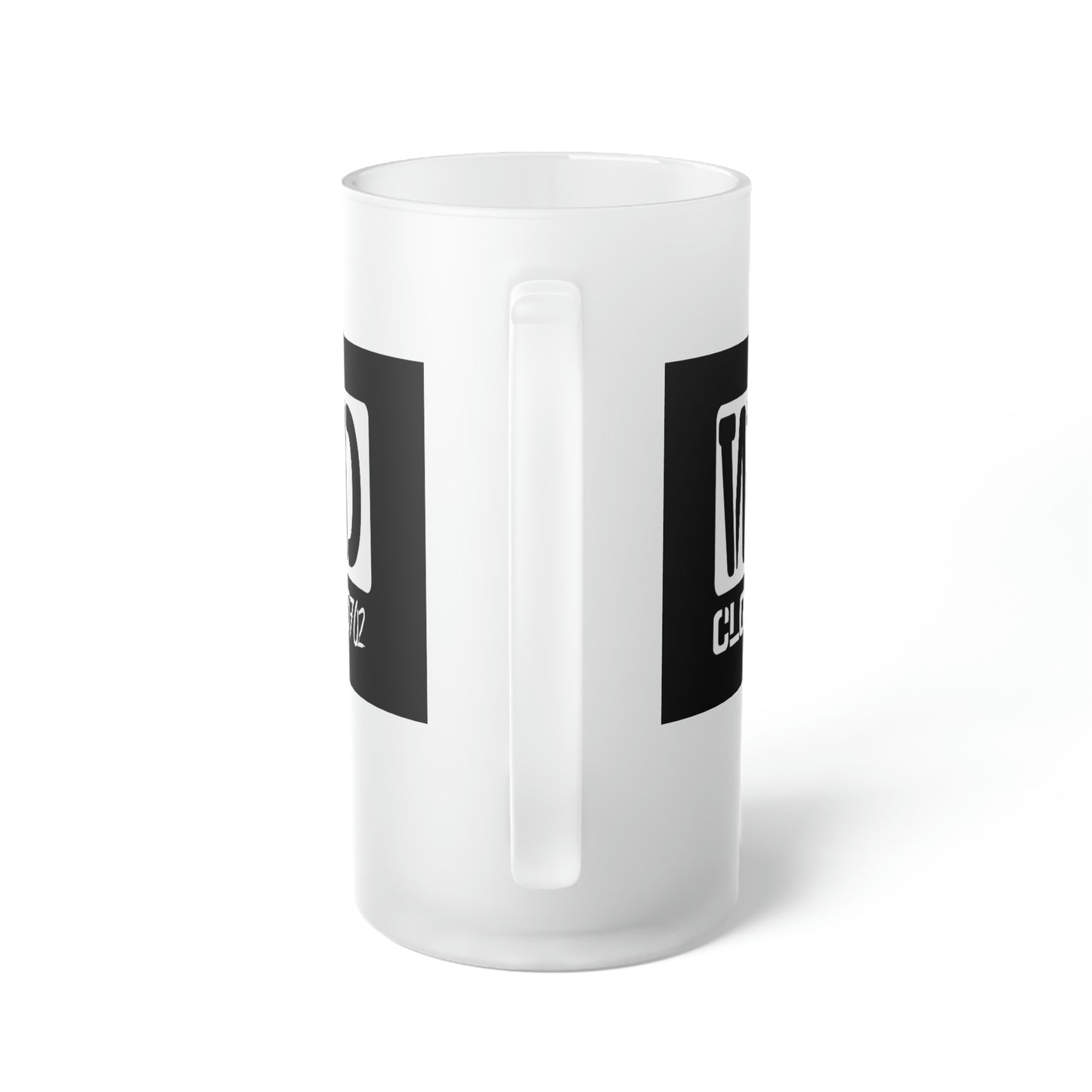 Wicked ELMV423702 Frosted Glass Beer Mug