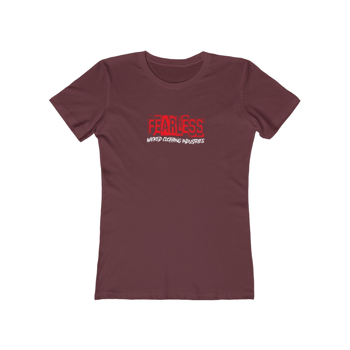 Women's The Boyfriend Tee (FEARLESS RED)