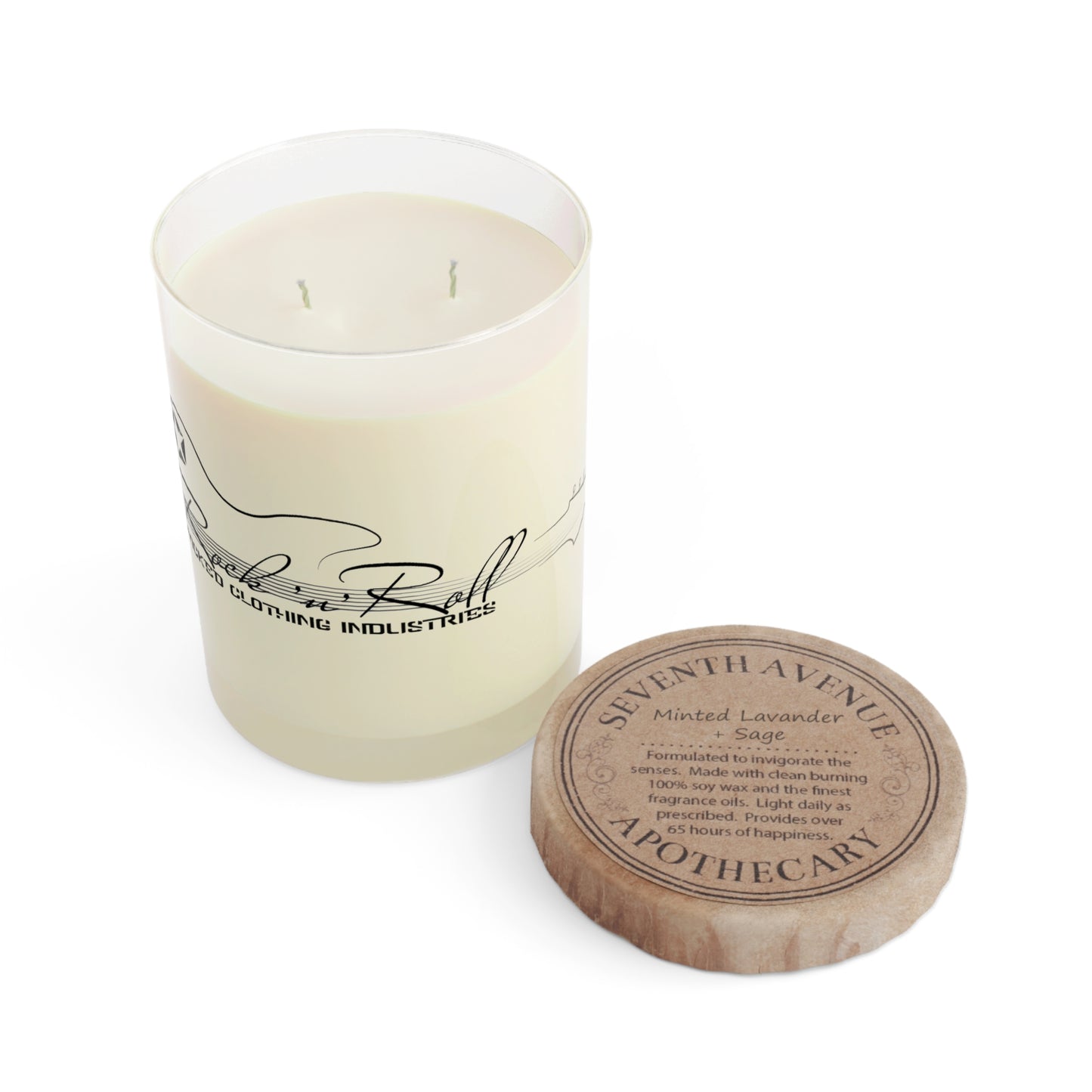 Rock N Roll on Glass /Scented Candle