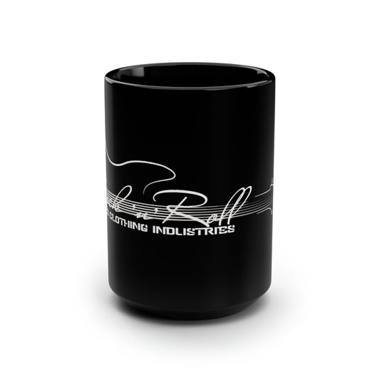 Rock N Roll /Black Mug, 15oz