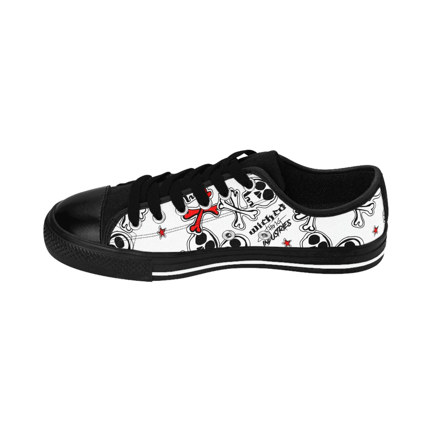 Cartoon Skulls Women's Sneakers