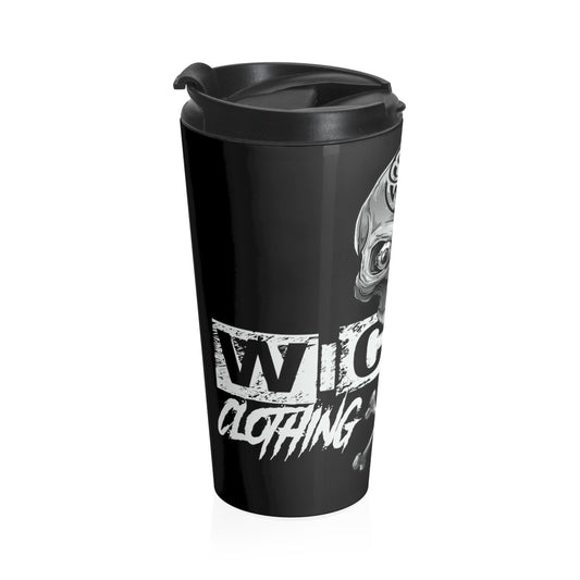 Stay Wild 4/ Black N White/ Stainless Steel Travel Mug