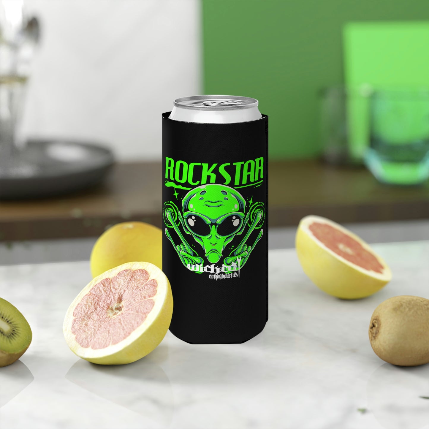 Rockstar Alien Slim Can Cooler