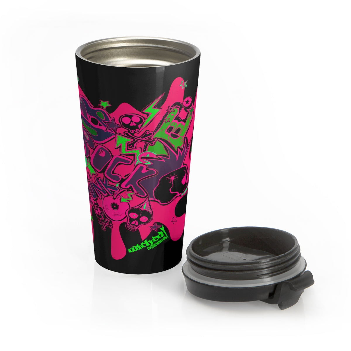 Punk Rock/Stainless Steel Travel Mug