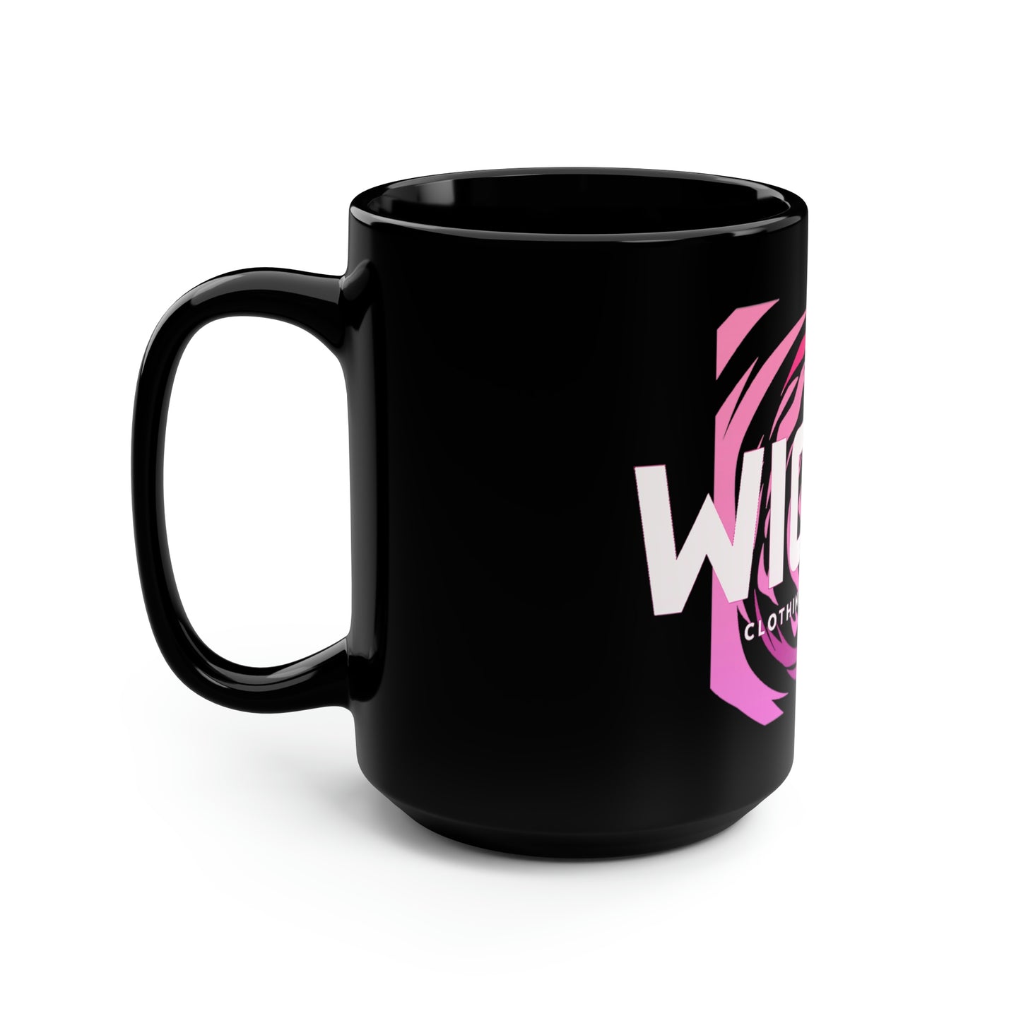 Seaside Serenity /Black Mug, 15oz