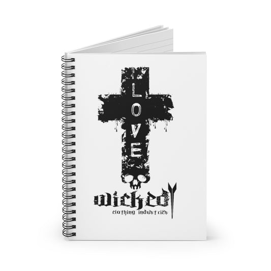 LOVE//Spiral Notebook - Ruled Line