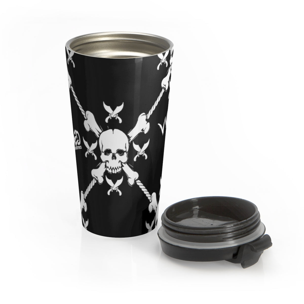 Stainless Steel Travel Mug Wicked Pirate