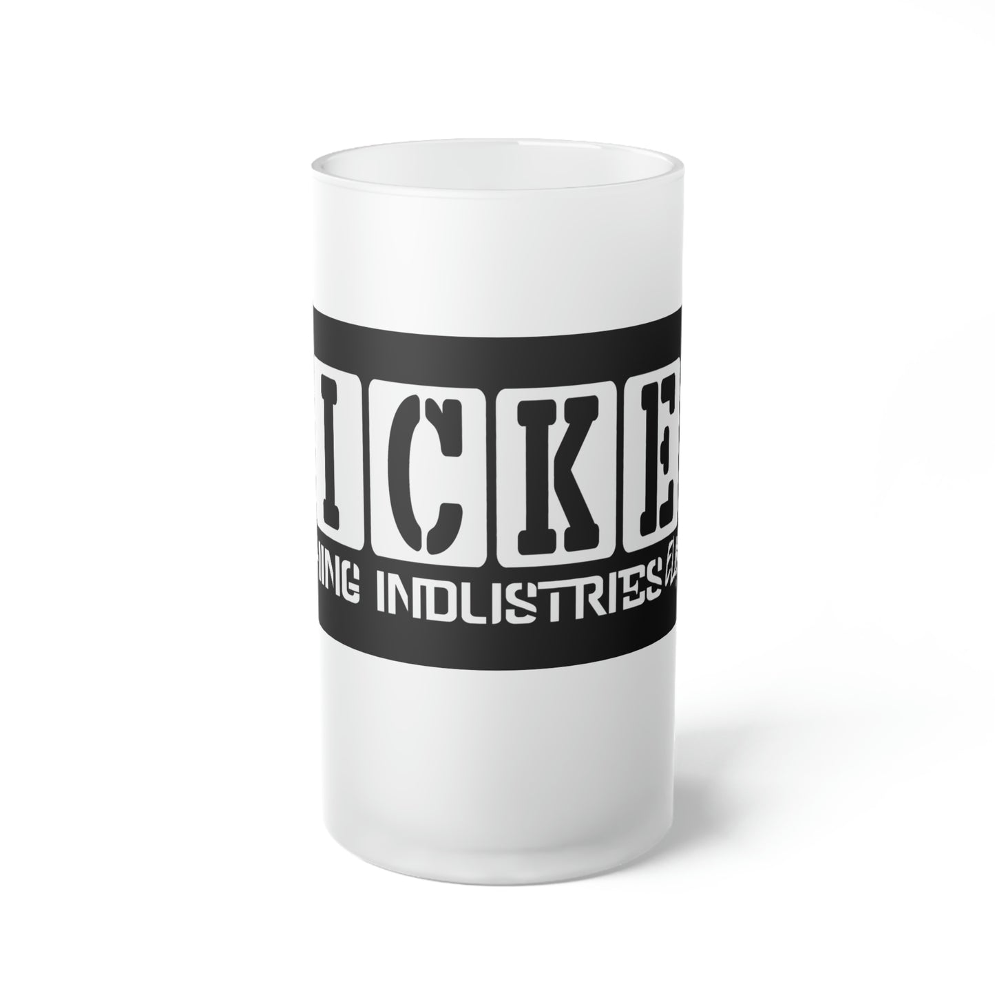 Wicked ELMV423702 Frosted Glass Beer Mug