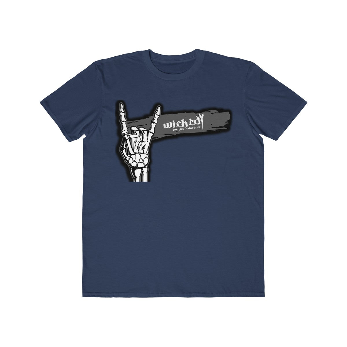 Salute To Rock N Roll/ Gray/Black/Men's Lightweight Tee