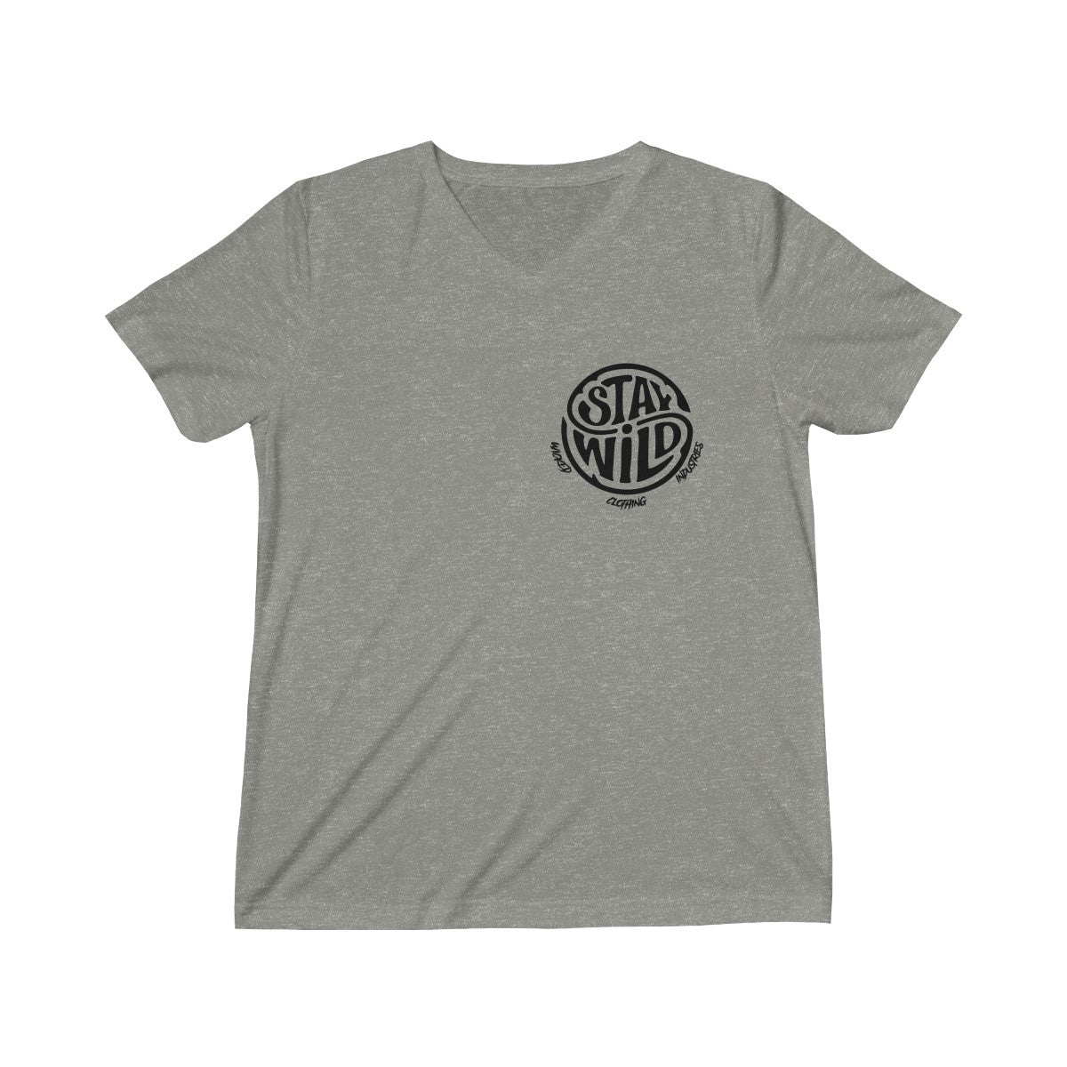 Triblend Short Sleeve V-Neck Tee