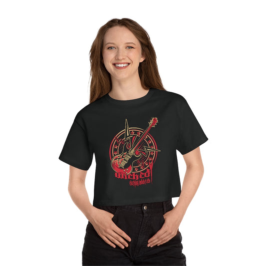 Metal Head Cropped T-Shirt