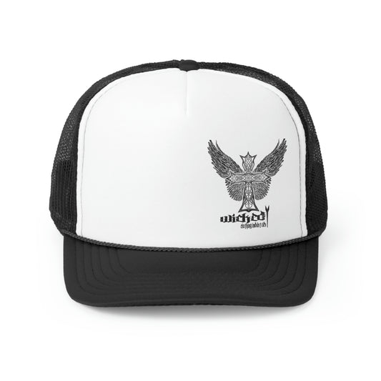 Celtic Cross Black Trucker Hat