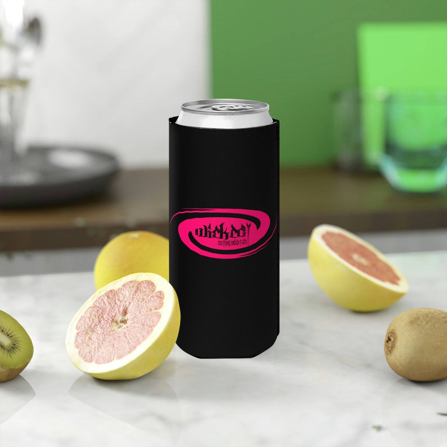 Wicked Storm /Hot Pink/ Slim Can Cooler