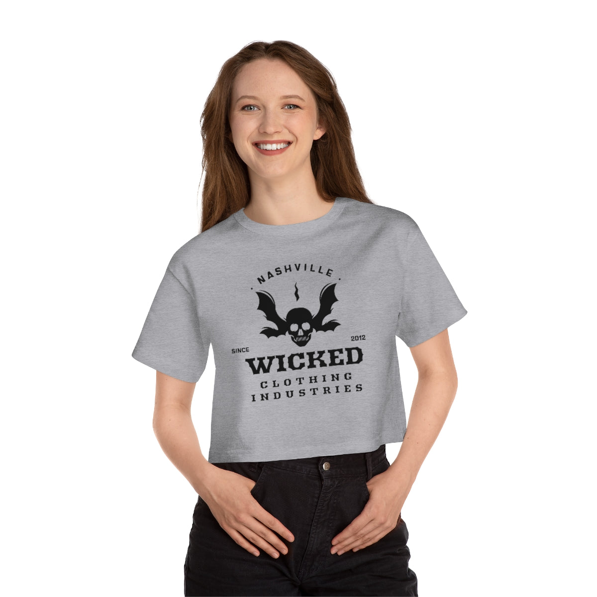 Wicked Bat Nashville Cropped T-Shirt