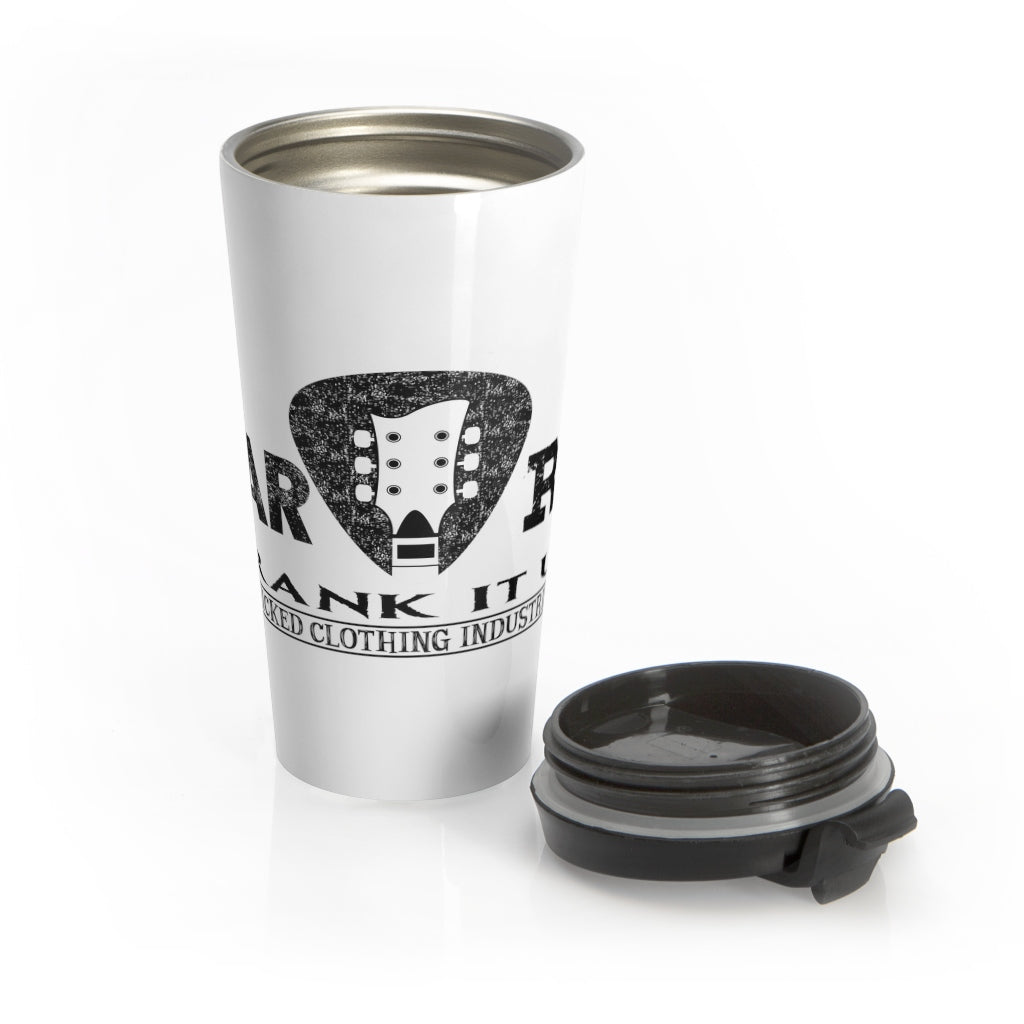 Guitar Riff / Crank It Up/Stainless Steel Travel Mug