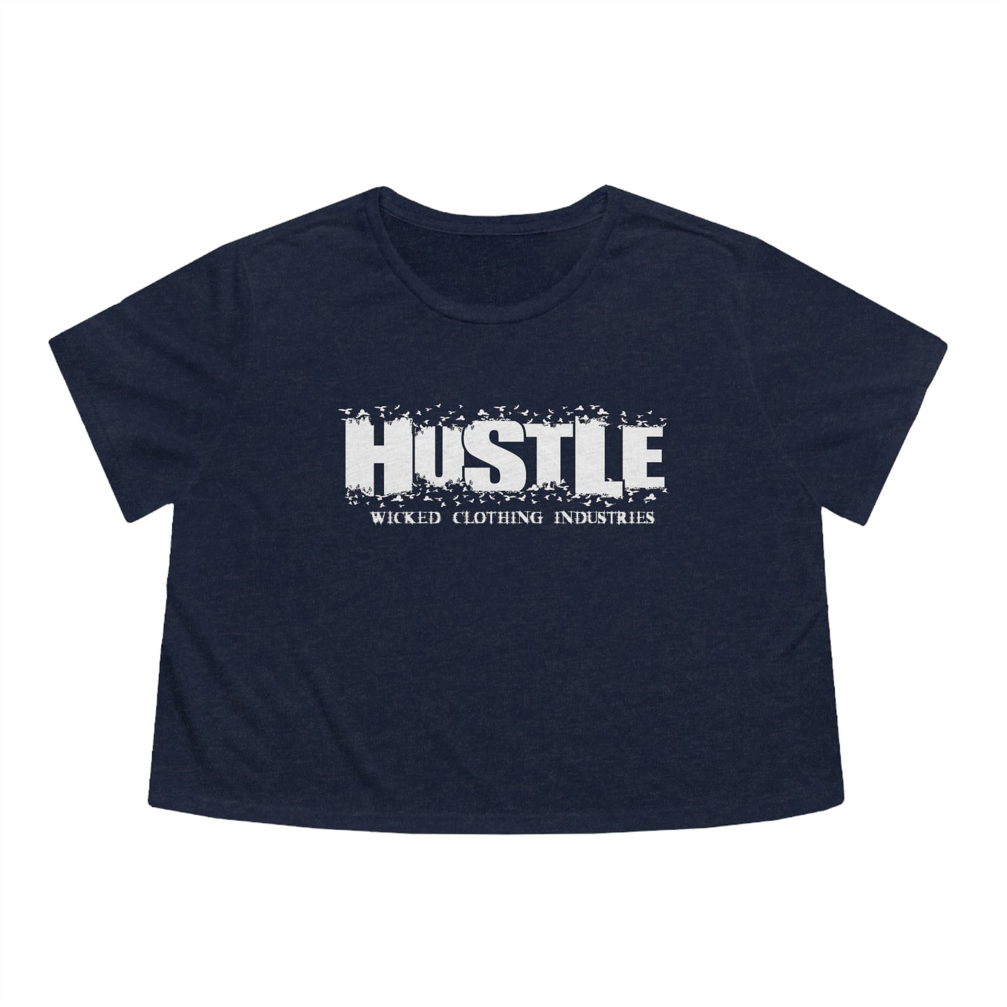 Hustle Women's Flowy Cropped Tee